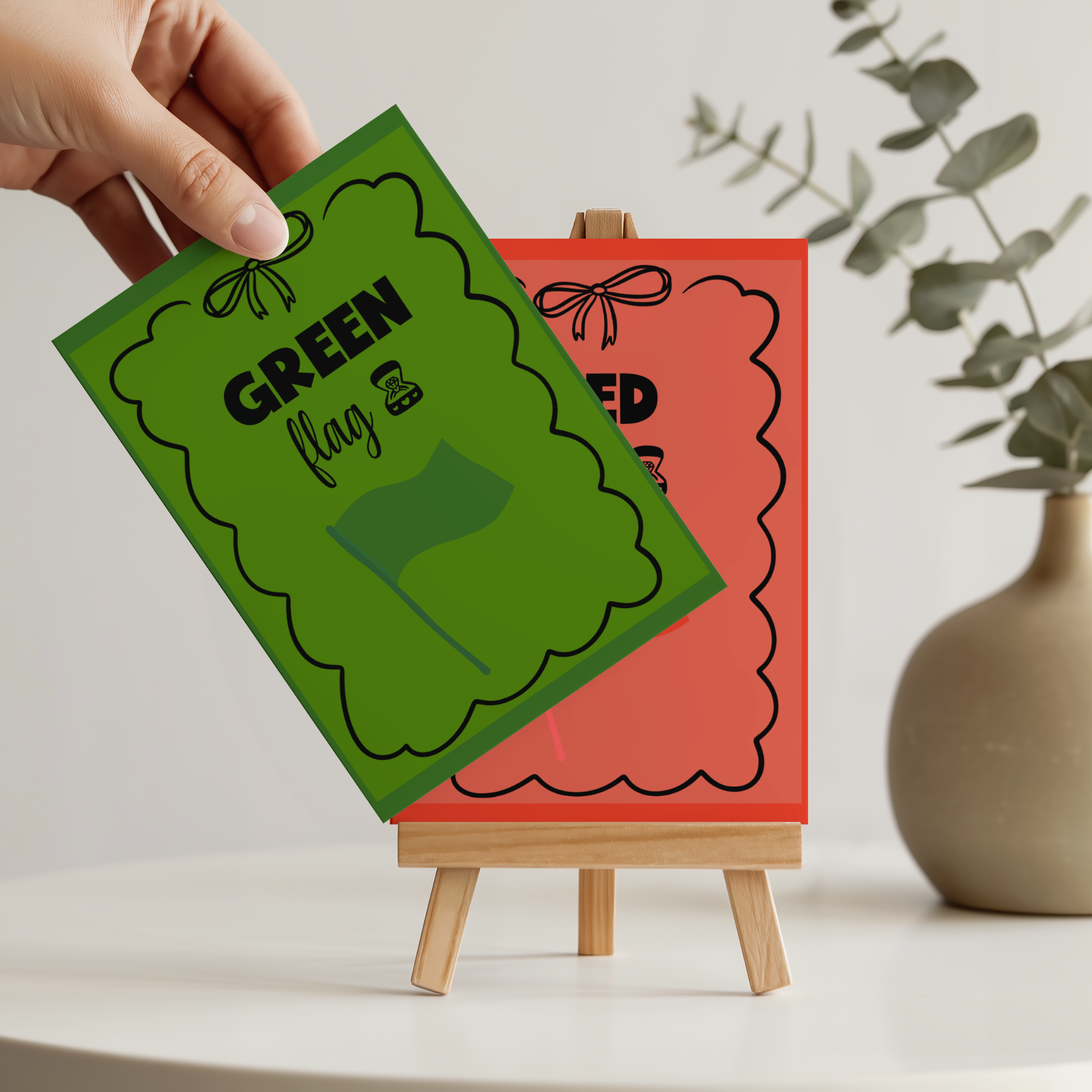 Green Flag Red Flag: The Ultimate Party Game for Bachelorette Parties