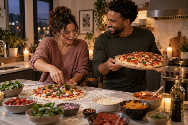 How to Plan a Couples Pizza Date Night Competition at Home